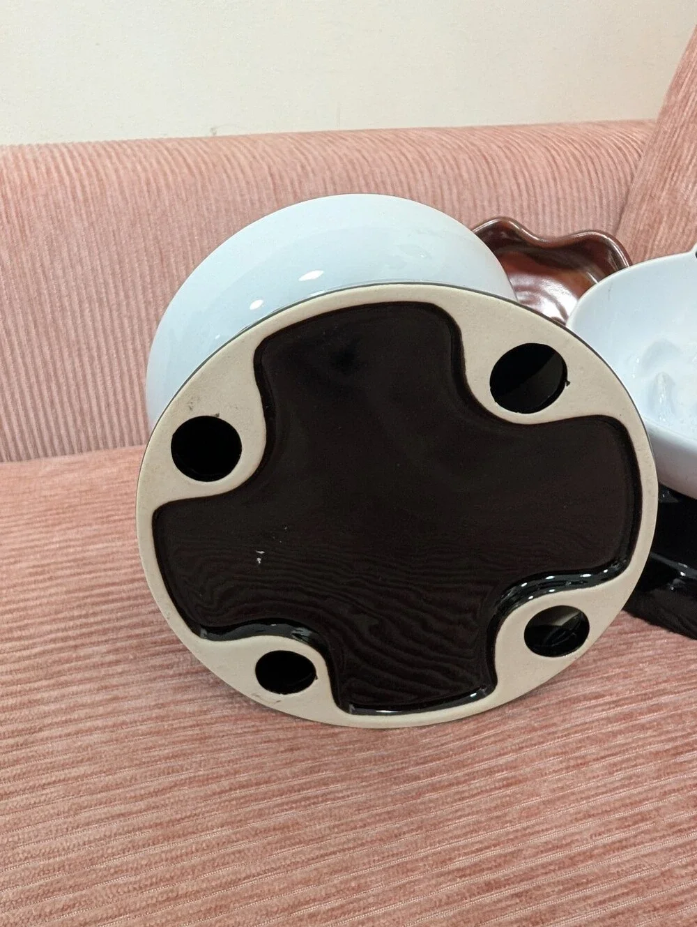 Cat Ceramic Slow Feeders And Water Bowls Set